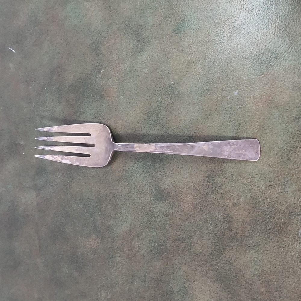 Wm Rogers Mfg Co Vintage Serving Fork - Monogrammed